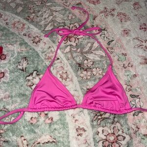 Skim’s Pink Triangle Bikini Top